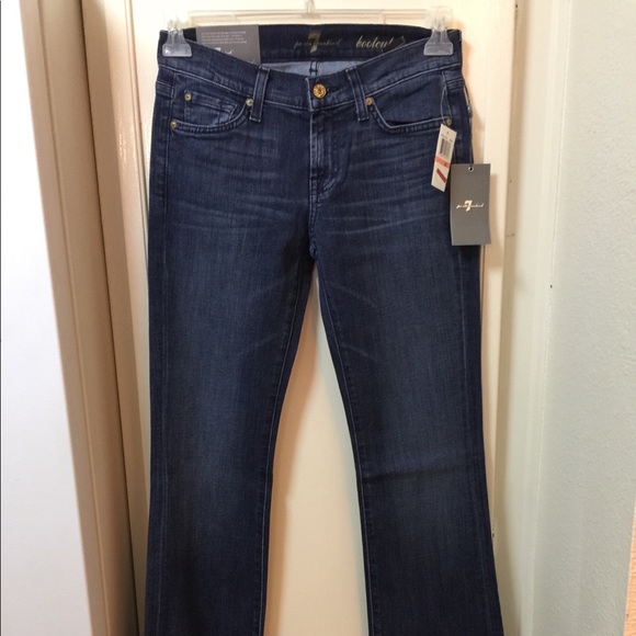 7 For All Mankind Original Fit Bootcut Size 26 NWT - Picture 2 of 4